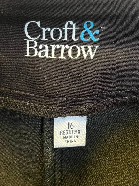 Kohl’s Croft & Barrow Effortless Stretch Pull‑On Bermuda Shorts – Black – NWOT - Picture 11 of 14